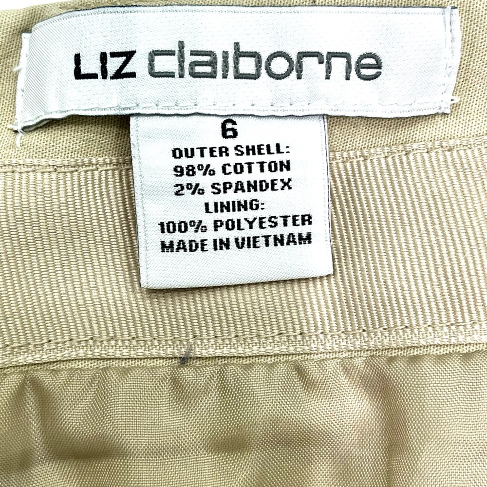 Liz Claiborne Beige Skirt - Picture 3 of 3